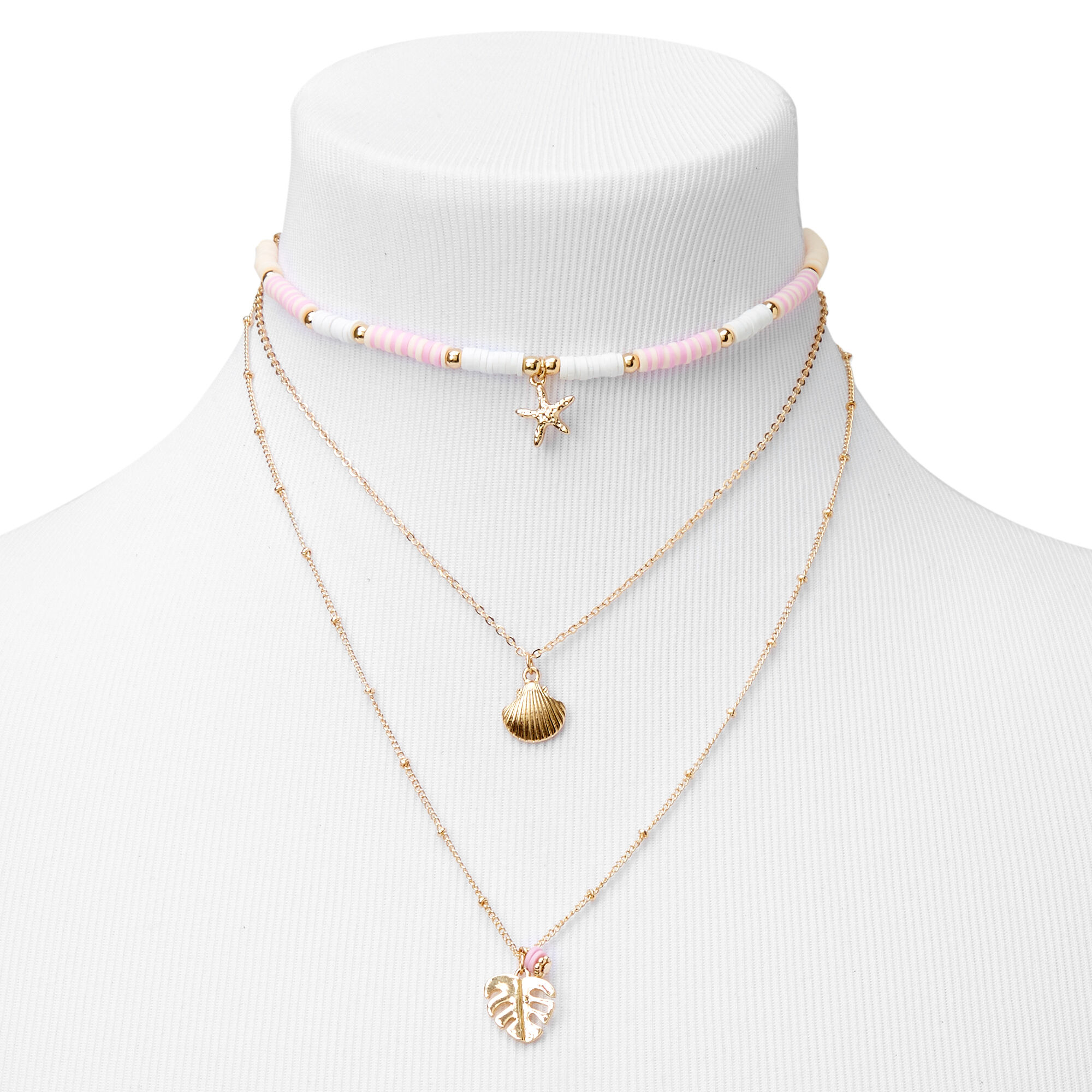 Seashell necklace hotsell claire's