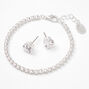 Round Cubic Zirconia Jewellery Set - 3 Pack,