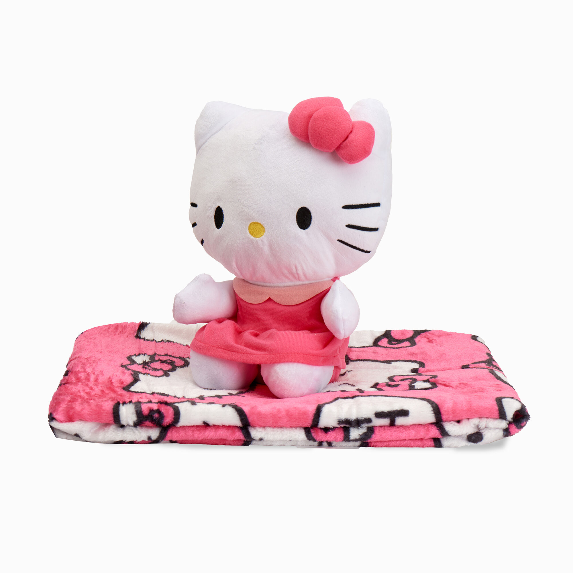 Hello Kitty Hugger Pillow Silk Touch Throw Set Claire s US