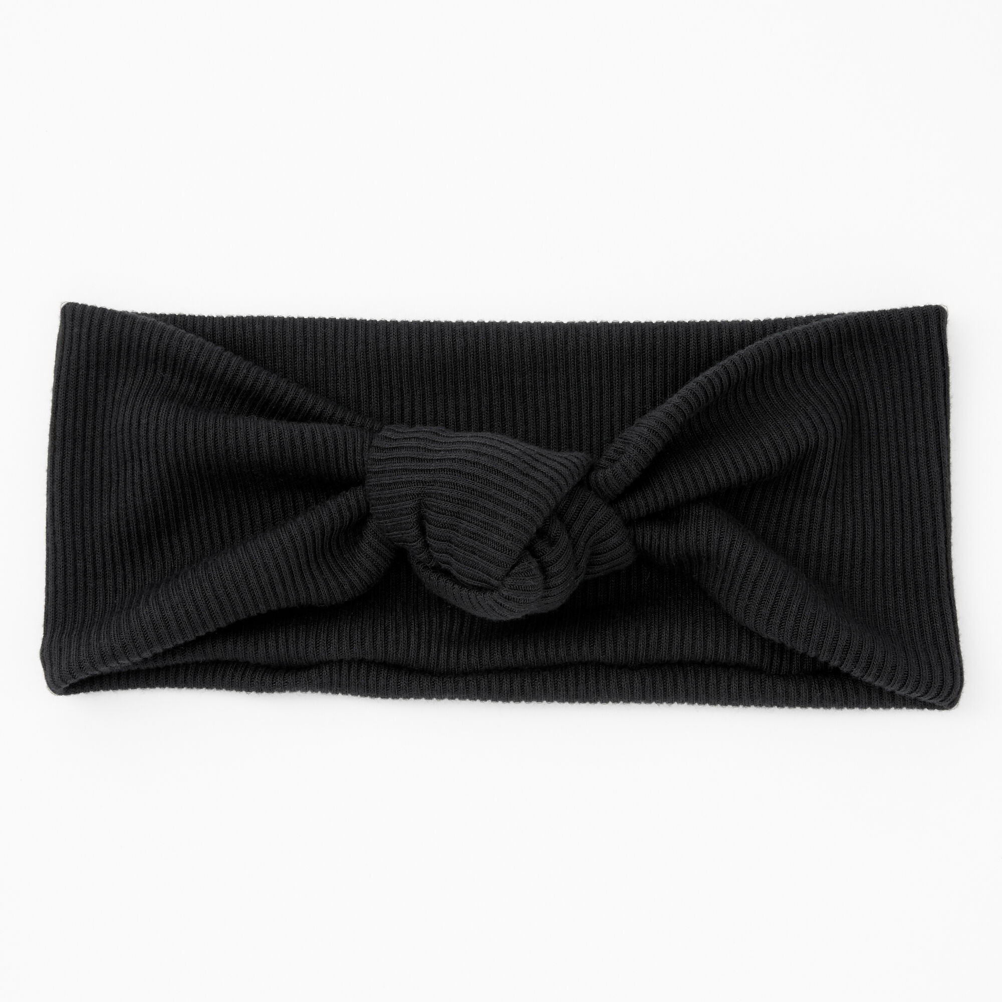 Bandeau noué large - Noir,