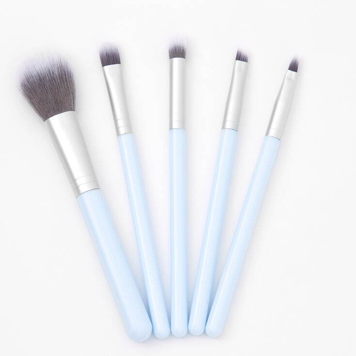 Makeup Brush Set - Light Blue,