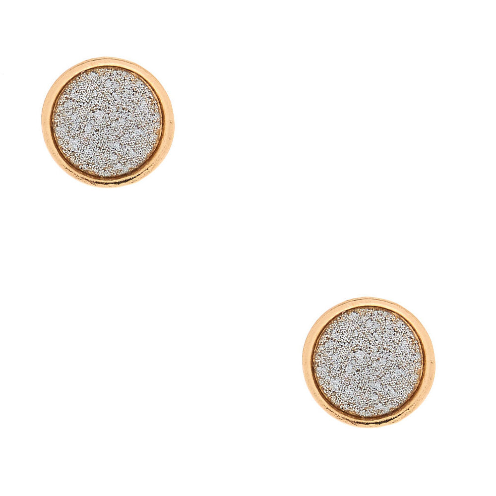 Glitter shop stud earrings