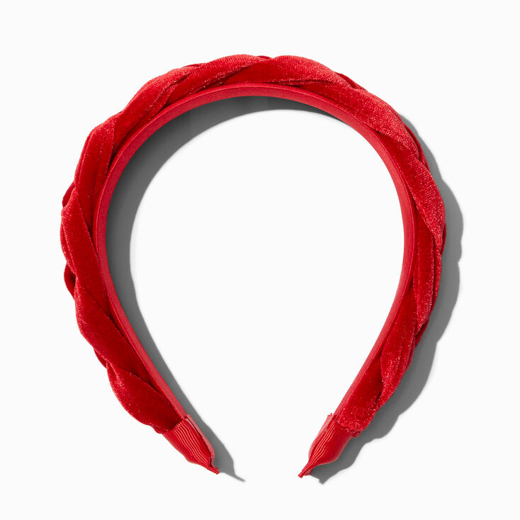 Red Braided Headband,