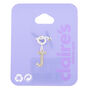 Silver Embellished Initial Bracelet Charm - J,