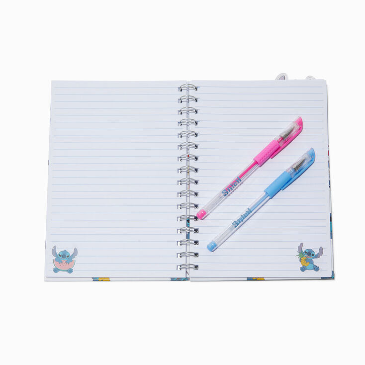 Disney Stitch Claire&#39;s Exclusive Foodie Pen &amp; Notebook Set,