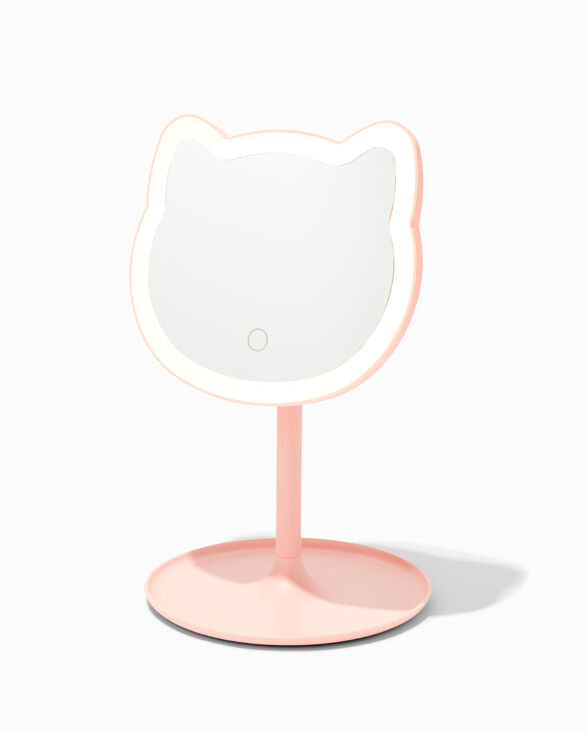 Cat Shaped Light Up Make-up Mirror,