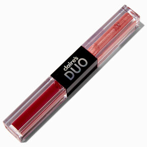 Mauve Duo Lip Gloss Wand,