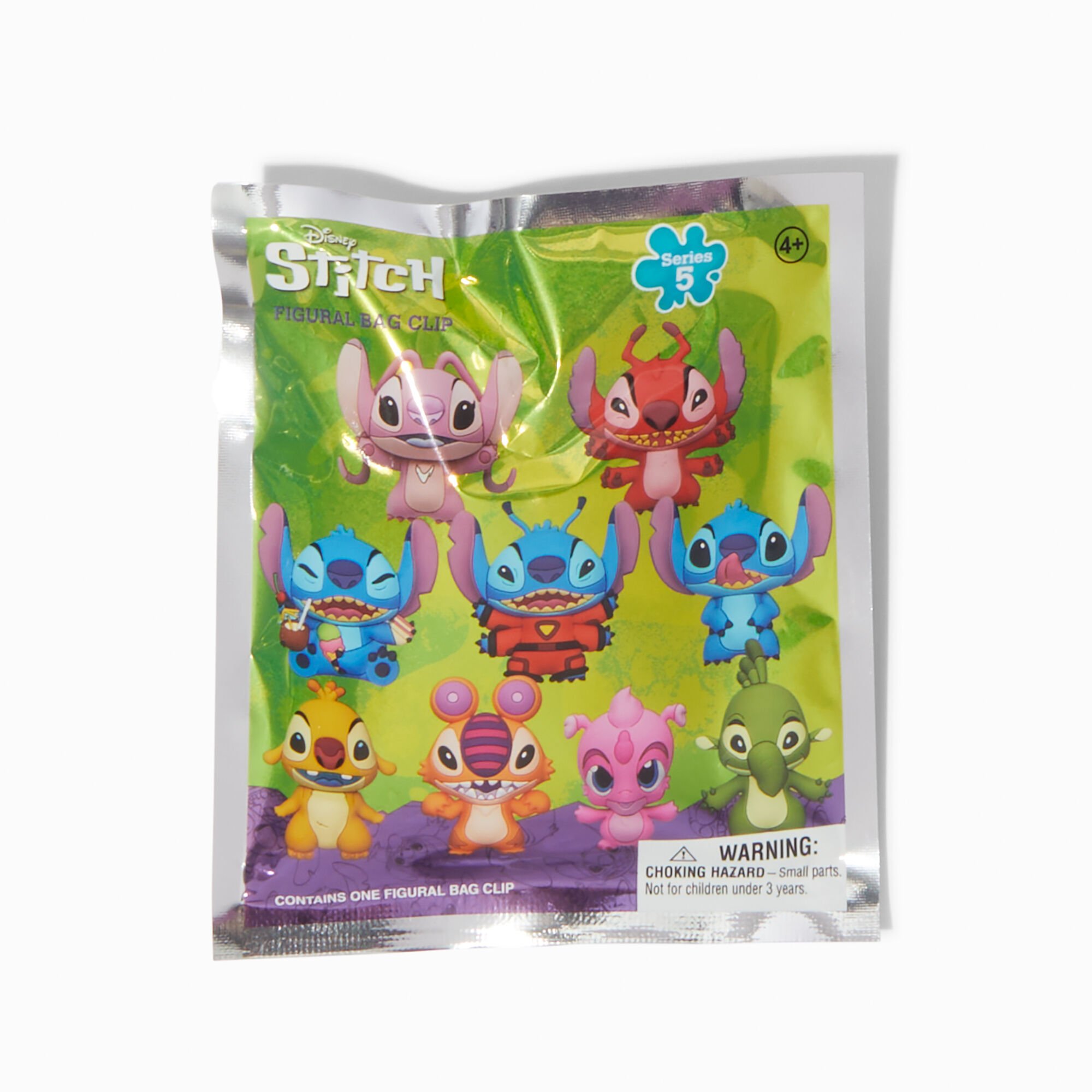 claire's disney stitch figural bag clip blind bag - styles may vary