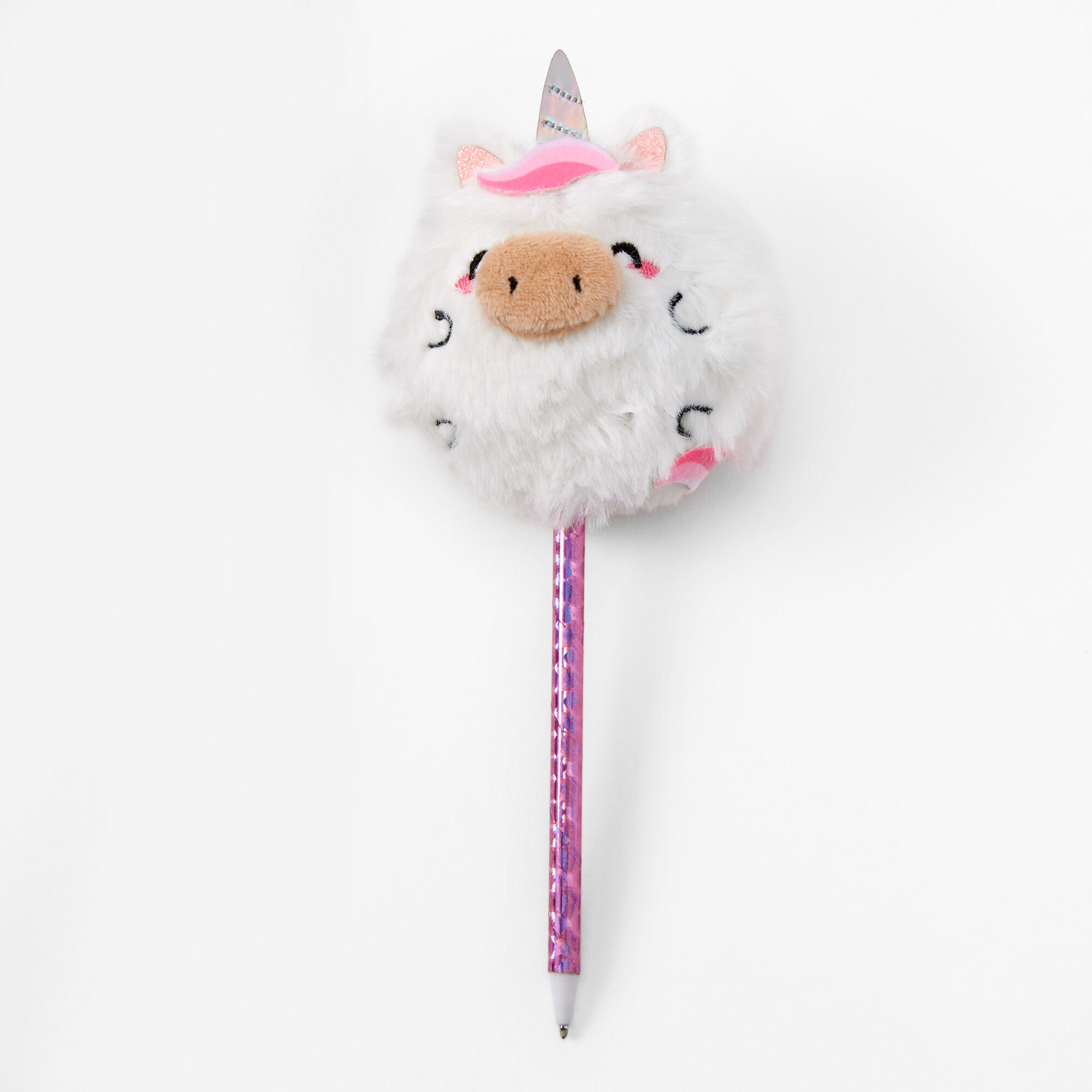 View Claires Plush Chubby Unicorn Head Pen information