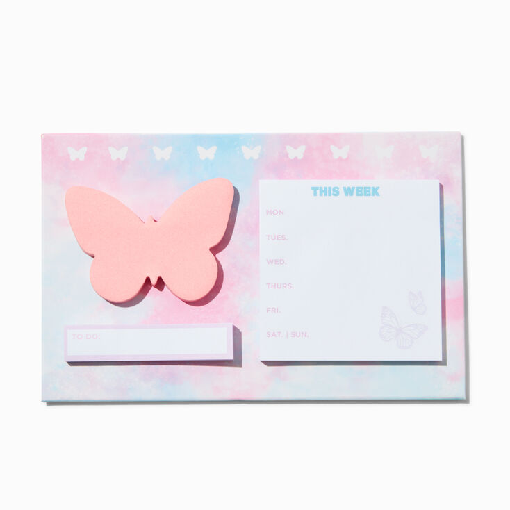 Butterfly Sticky Pad Weekly Planner,