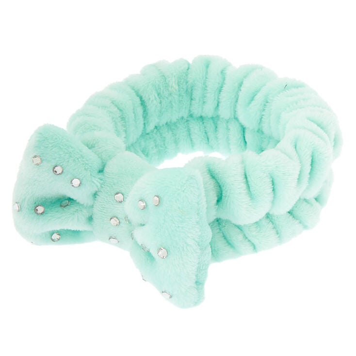 Claire's Bandeau à nœud vert menthe