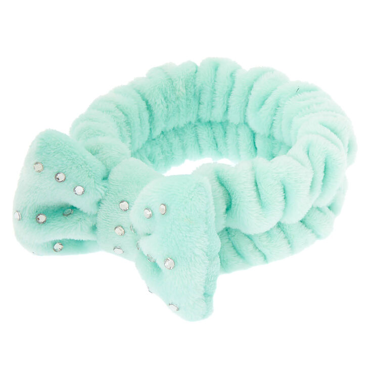 Claire's Bandeau à nœud vert menthe