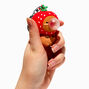 Strawberry Capybara Squeeze Keychain,
