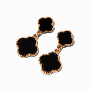Black Clover Drop Earrings,