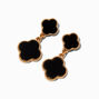 Black Clover Drop Earrings,