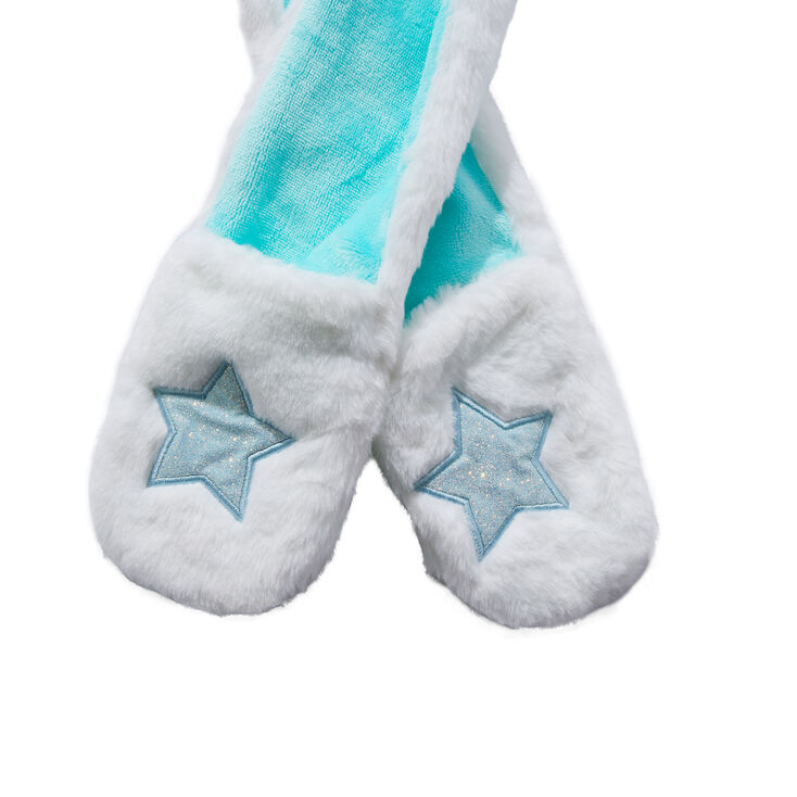 Blue Unicorn Glitter Hood,