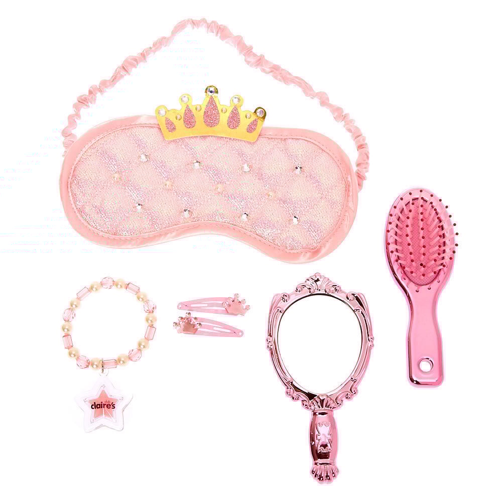 Lot de produits de beauté couronne princesse Club Claire's - Rose,