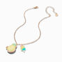 Claire&#39;s Club Pineapple Locket Pendant Necklace,