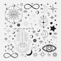 Mystical Temporary Tattoos - 1 Sheet,