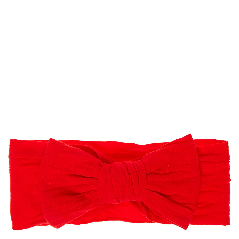 Claire's Club Bow Headwrap - Red,
