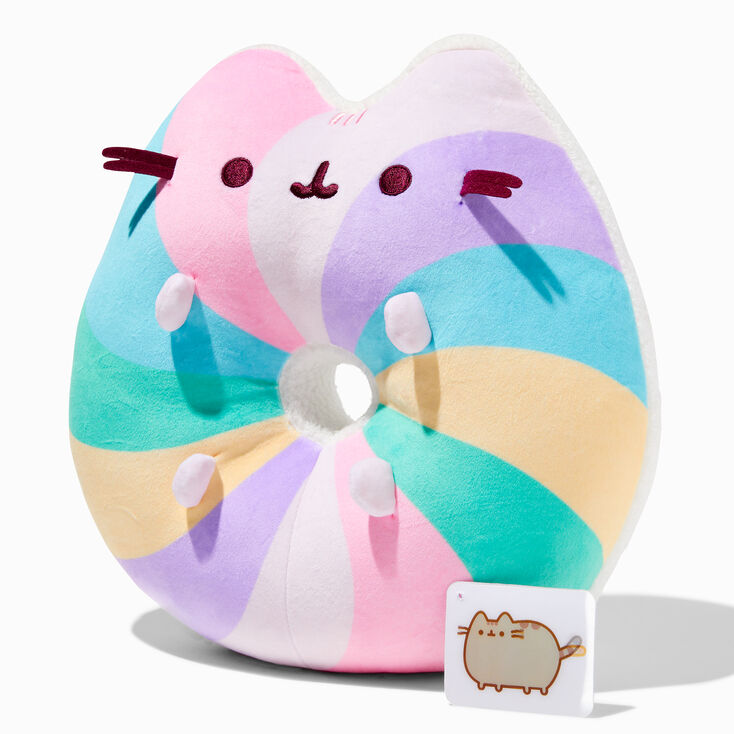 Pusheen® Large Rainbow Donut Plush Toy