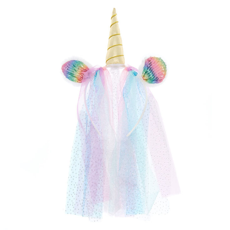 Serre-t&ecirc;te licorne avec voile du Claire&#39;s&nbsp;Club,