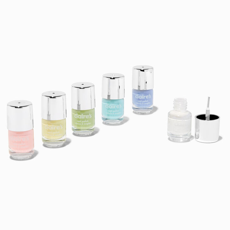 Pastel Matte Mini Vegan Nail Polish Set - 6 Pack,