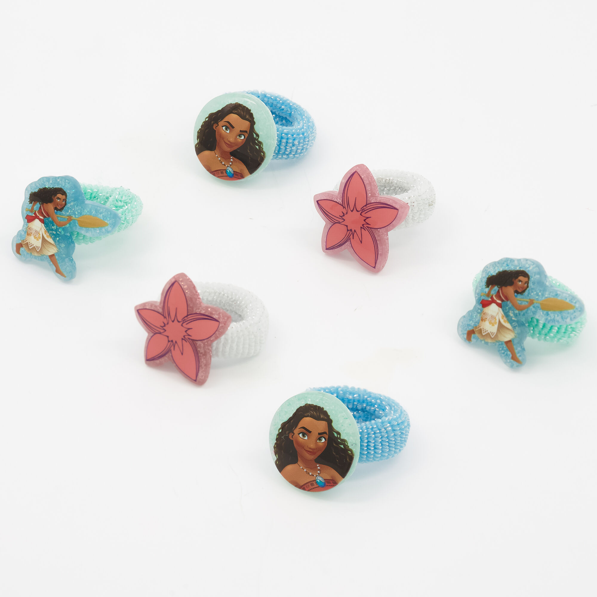 ®Disney Princess Moana Glitter Hair Bobbles – 6 Pack,