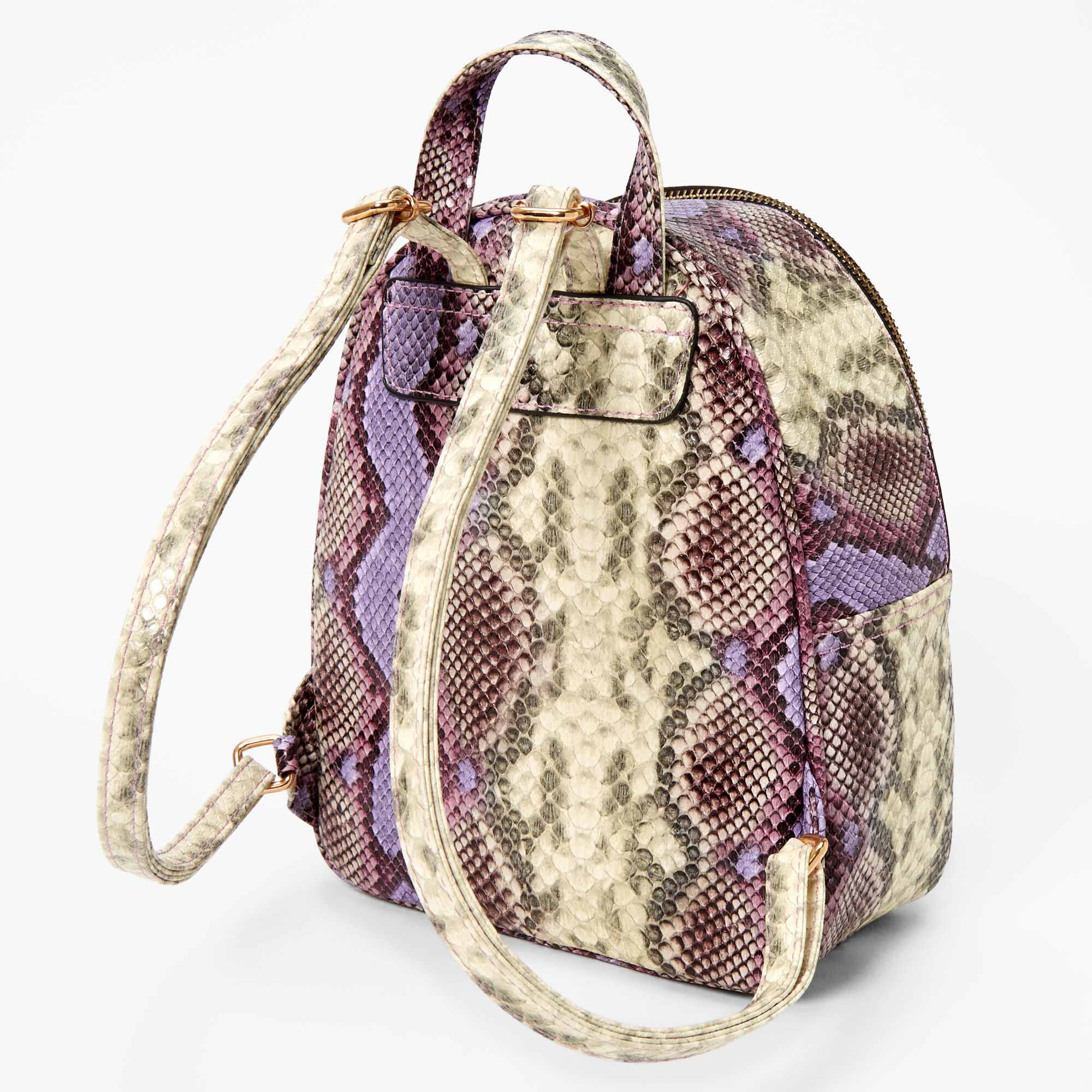 Faux best sale snakeskin backpack