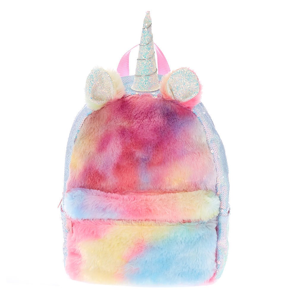 Pastel Rainbow Unicorn Medium Backpack