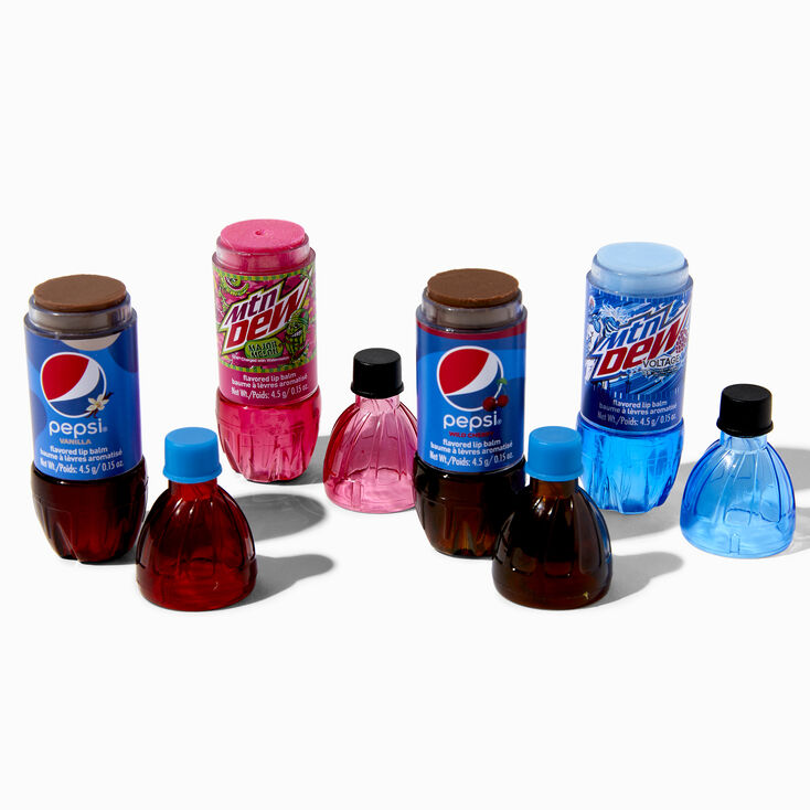 Pepsi&reg; Claire&#39;s Exclusive Flavored Lip Balm Set - 4 Pack,