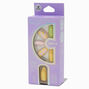 Lemon Stiletto Vegan Faux Nail Set - 24 Pack,