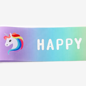 Claire&#39;s Club Rainbow Birthday Sash,