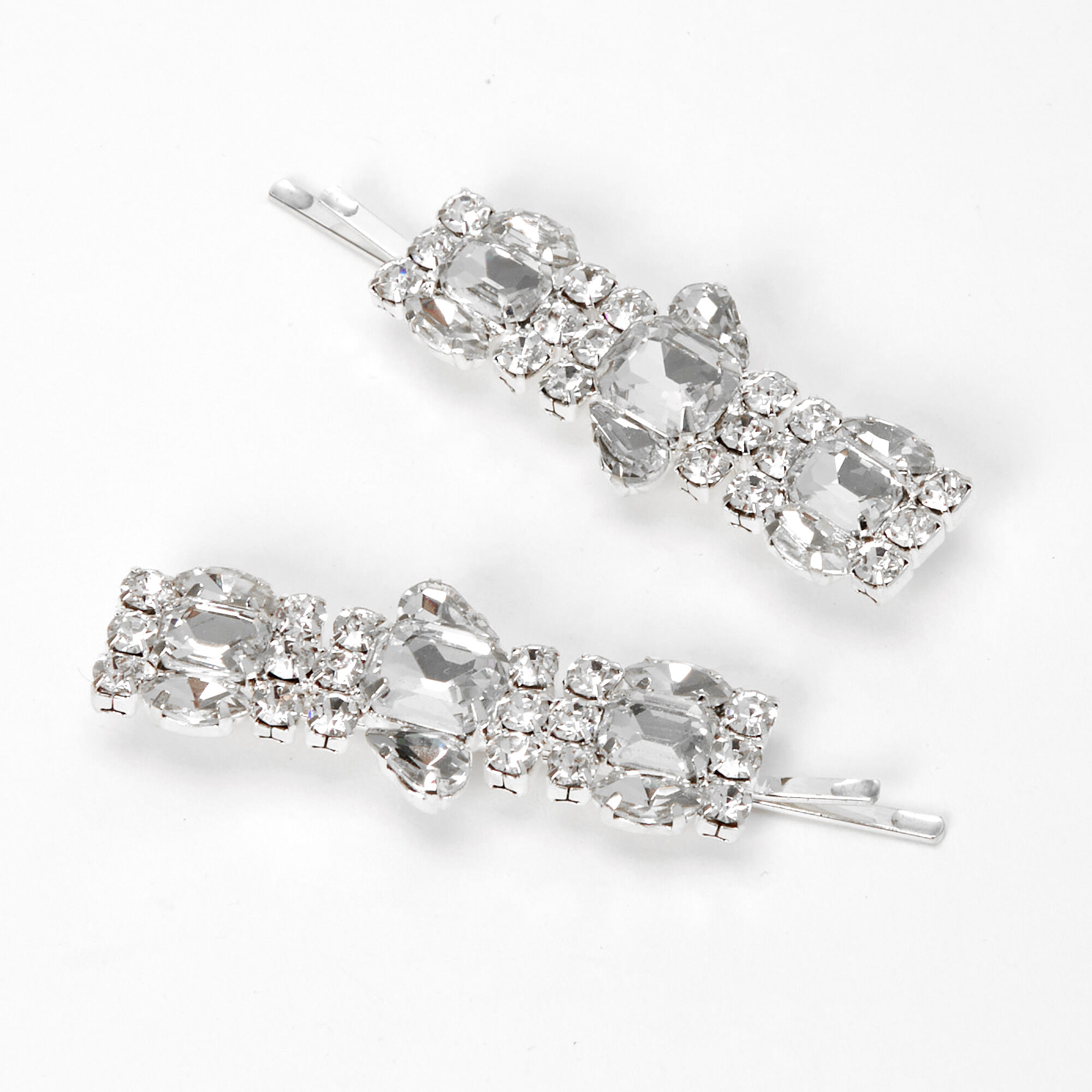 NEW 50 Styles Crystal Rhinestone Hairpins Hair Clips Gold Silver Wedding Jewelry 