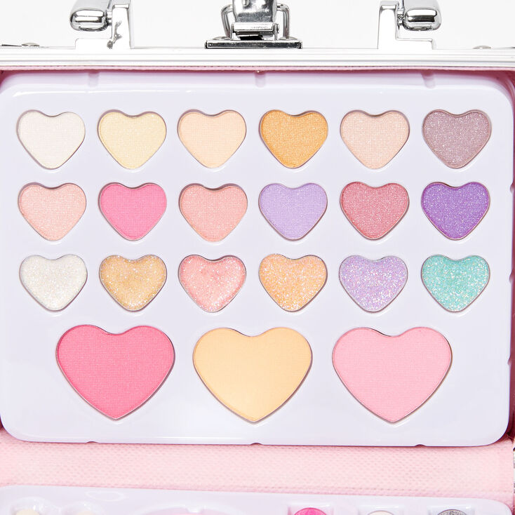 Glitter Travel Case Makeup Set - Pink,