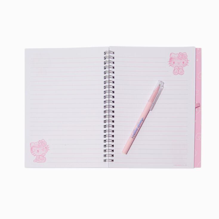Carnet et stylo en exclusivit&eacute; chez Claire&rsquo;s Hello Kitty&reg; 50e anniversaire,
