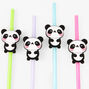 Pastel Panda Resuable Straws &#40;4 pack&#41;,