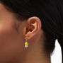 Yellow Mushroom Drop Earrings,