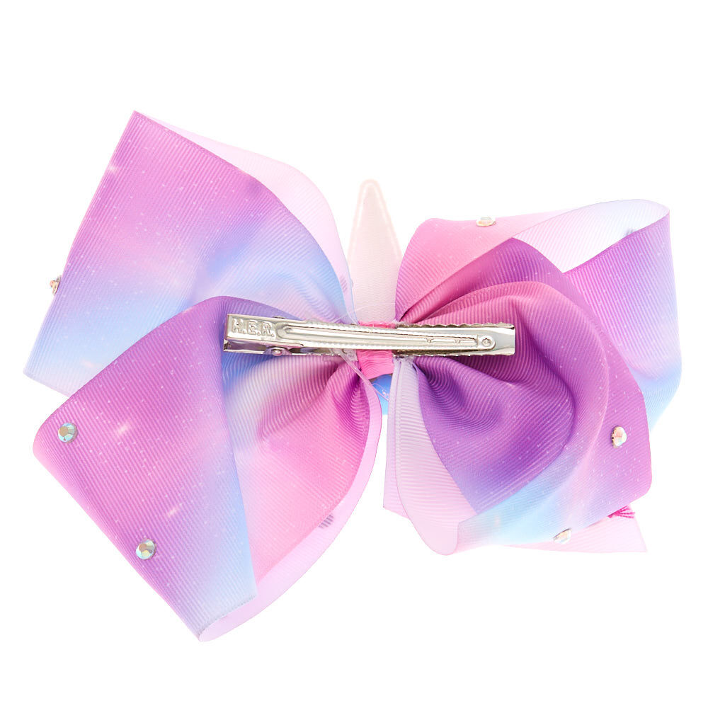 JoJo Siwa™ Large Living in a Unicorn World Hair Bow – Purple,