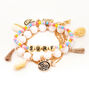 Sky Brown&trade; Seashell Bracelets &ndash; Rainbow, 3 pack,
