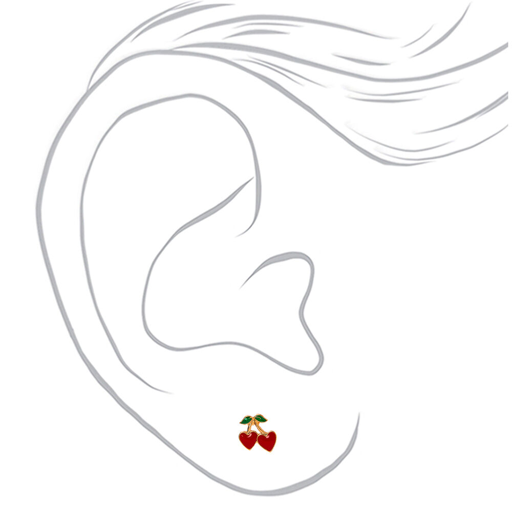 Claire's cherry earrings store