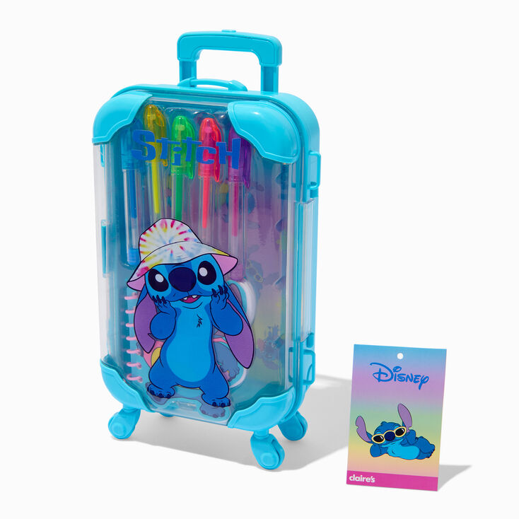 Disney Stitch Claire&#39;s Exclusive Summer Luggage Stationery Set,