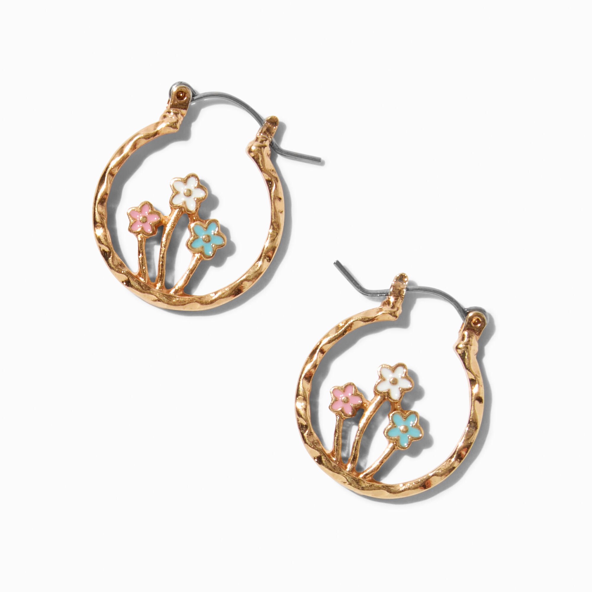 Hoop earrings at claire's hot sale