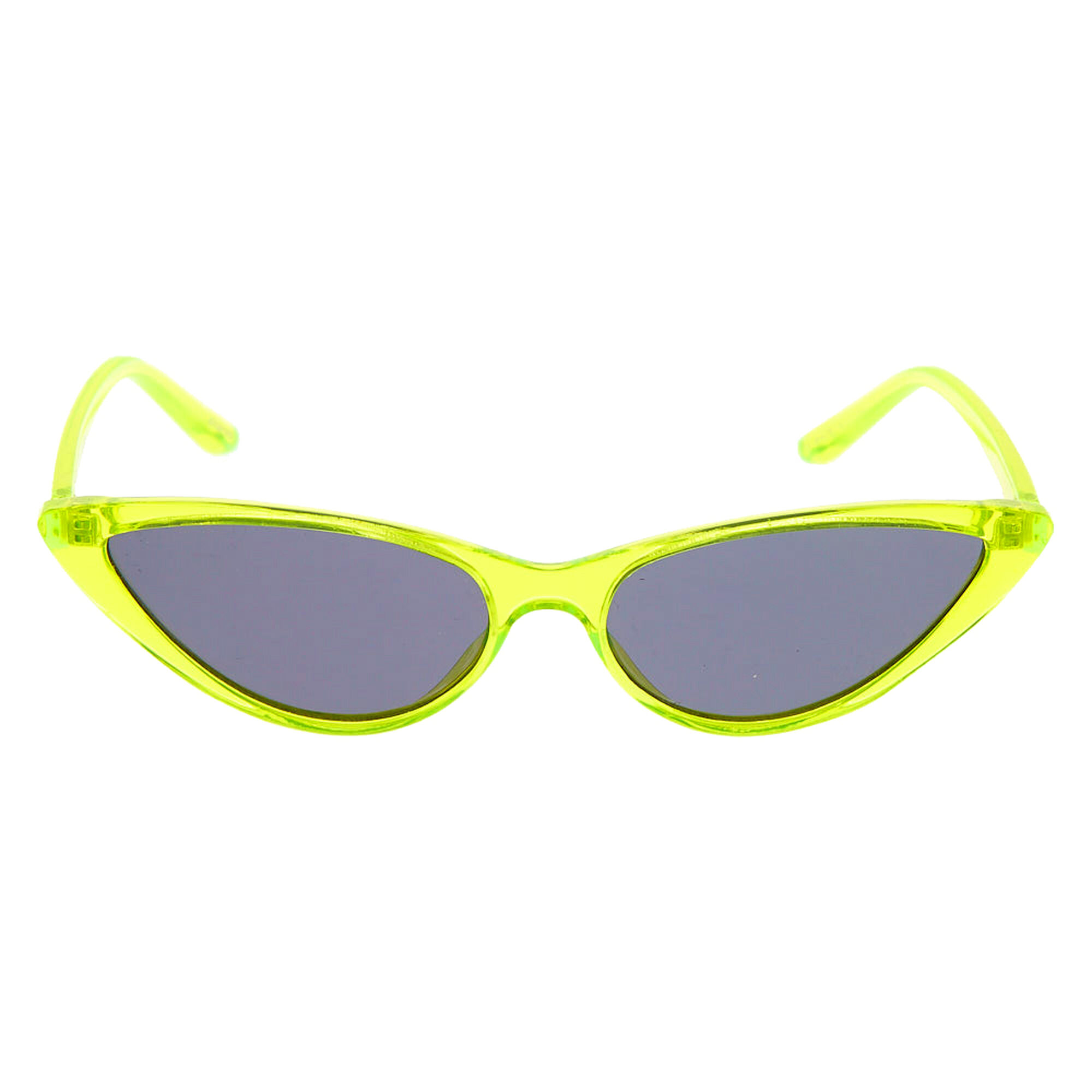 Neon Cat Eye Sunglasses Yellow Claire S Us