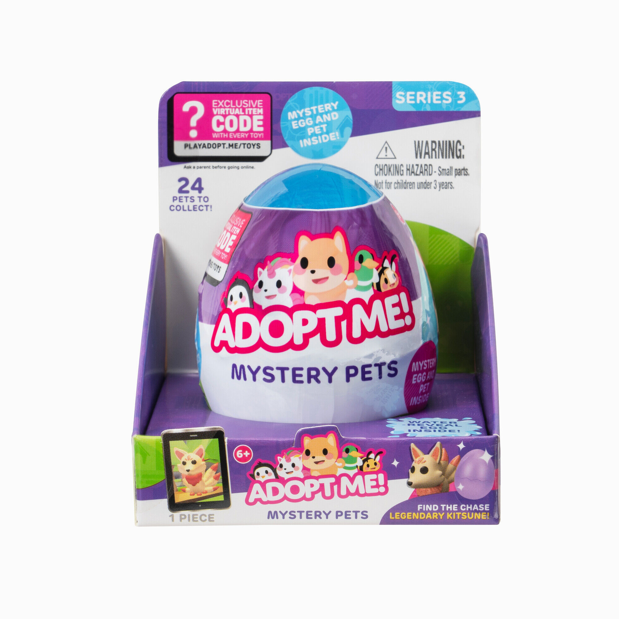 View Claires Adopt Me Series 3 Mystery Pets Blind Bag Styles Vary information