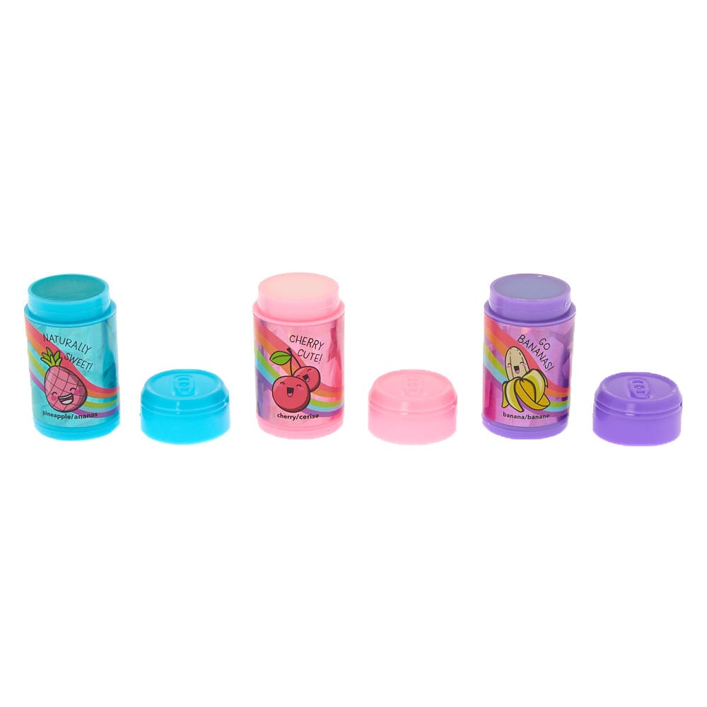Fruity Lip Balm Cans Set - 3 Pack,