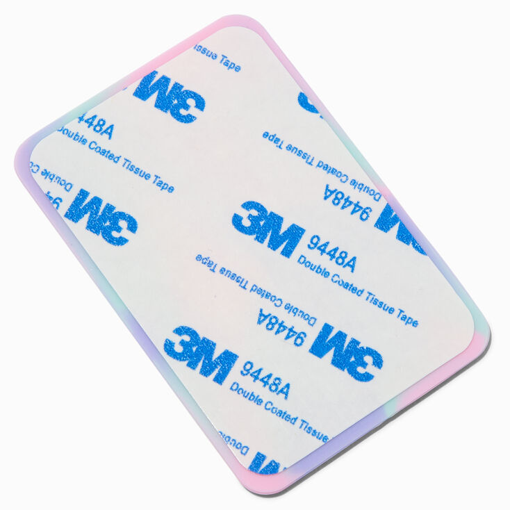 Support adh&eacute;sif pour coque de portable &agrave; ventouse en silicone rectangulaire en d&eacute;grad&eacute;,