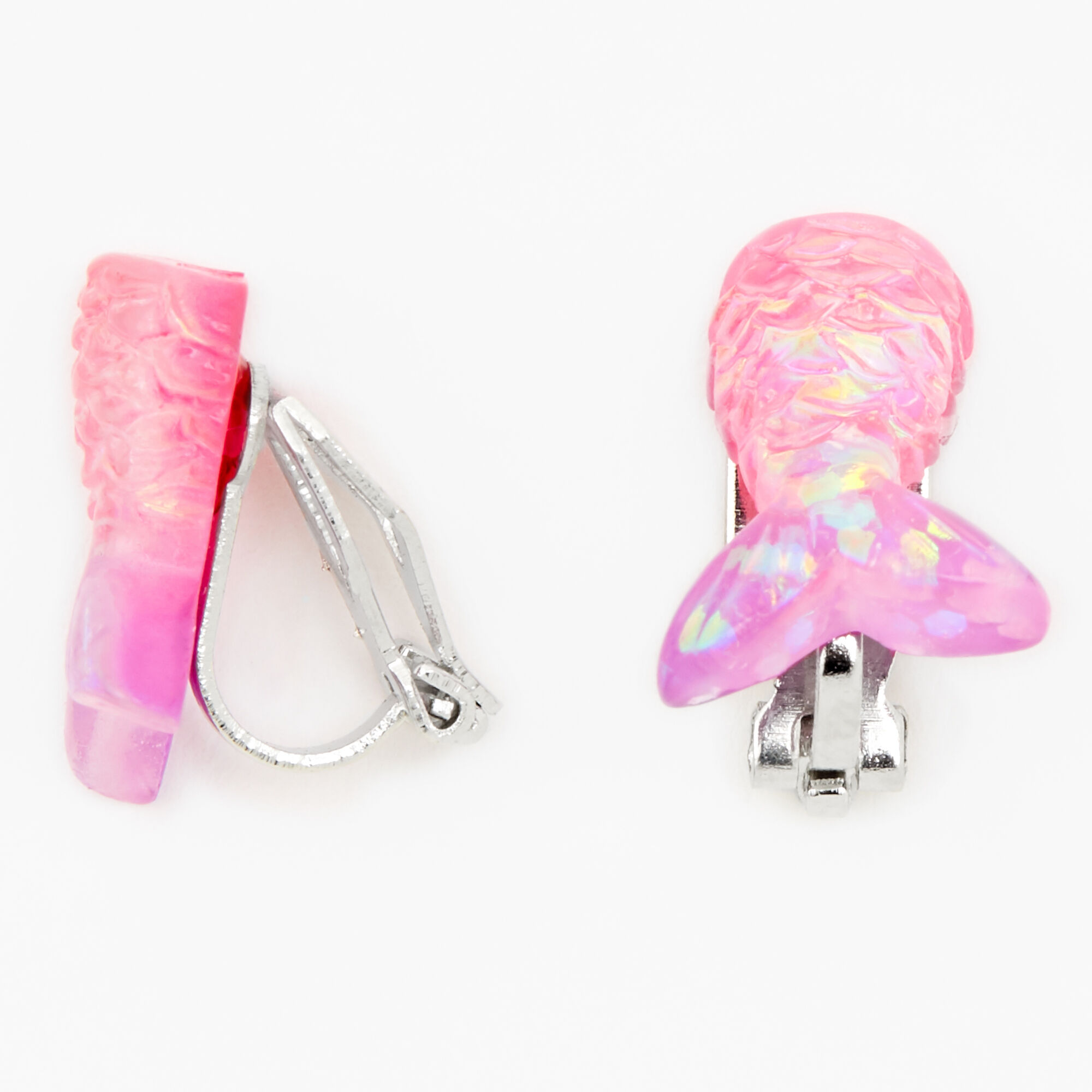 Mermaid clip on earrings hot sale
