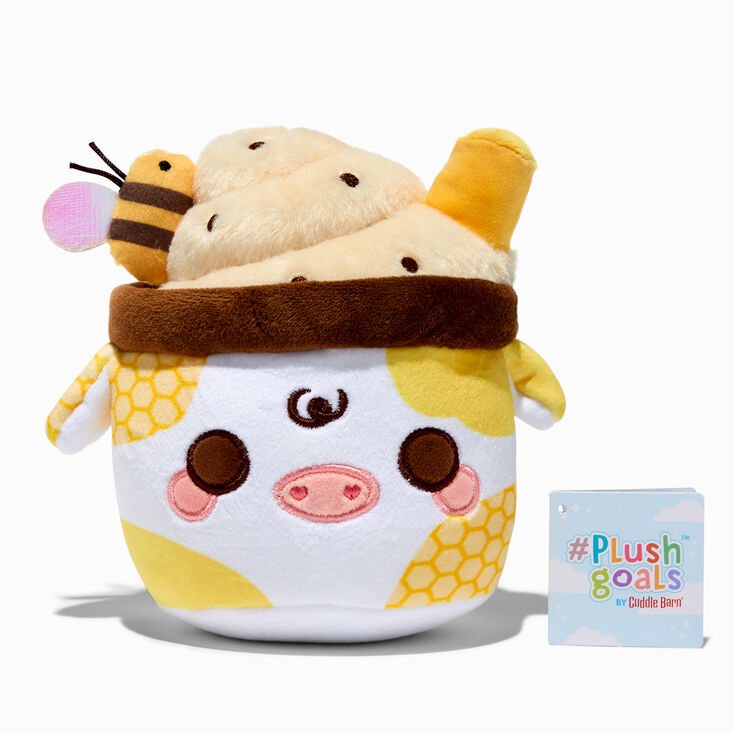&#35;Plush Goals by Cuddle Barn&reg; 7&#39;&#39; Honeycomb Mooshake Plush Toy,