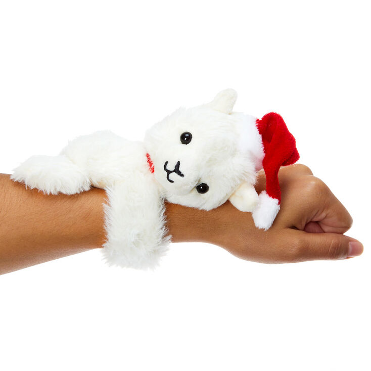 &#35;Lovable Huggable&reg; Llama Slap Bracelet - White,